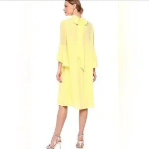 BCBGMaxAzria Dresses Bcbgmaxazria Back Bow Shift Dress
